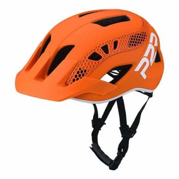 P2R ZENERO, M/L (59-61 cm), Matte Orange/White