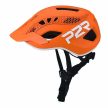 P2R ZENERO, M/L (59-61 cm), Matte Orange/White
